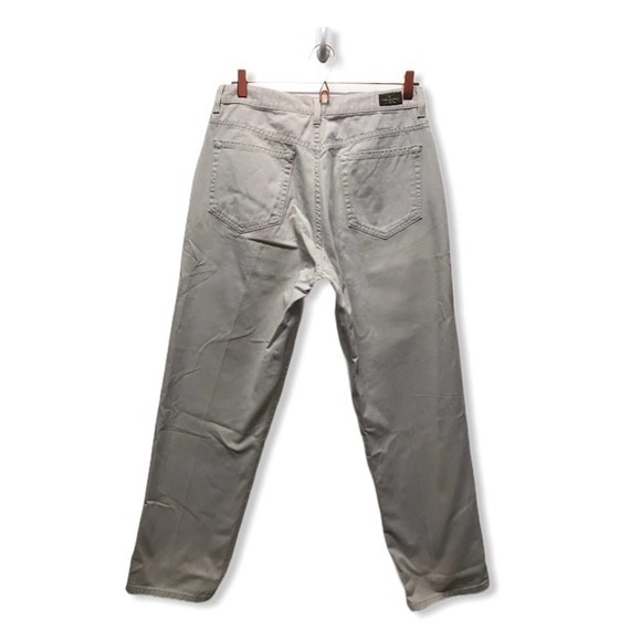 Calvin Klein | Cream Button Up High Rise CK Khakis - Picture 6 of 7